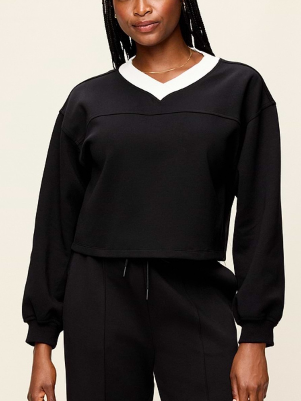 Old Navy Dynamic Fleece Oversized Cropped Sweatshirt